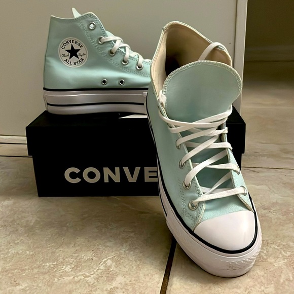 Converse Chuck Taylor, All Stars, baby blue size 8 - Picture 1 of 7
